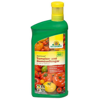 Neudorff Gemüsedünger BioTrissol Tomaten- und GemüseDünger, 1 L, viel natürliches Kalium für mehr Geschmack und reiche Ernte
