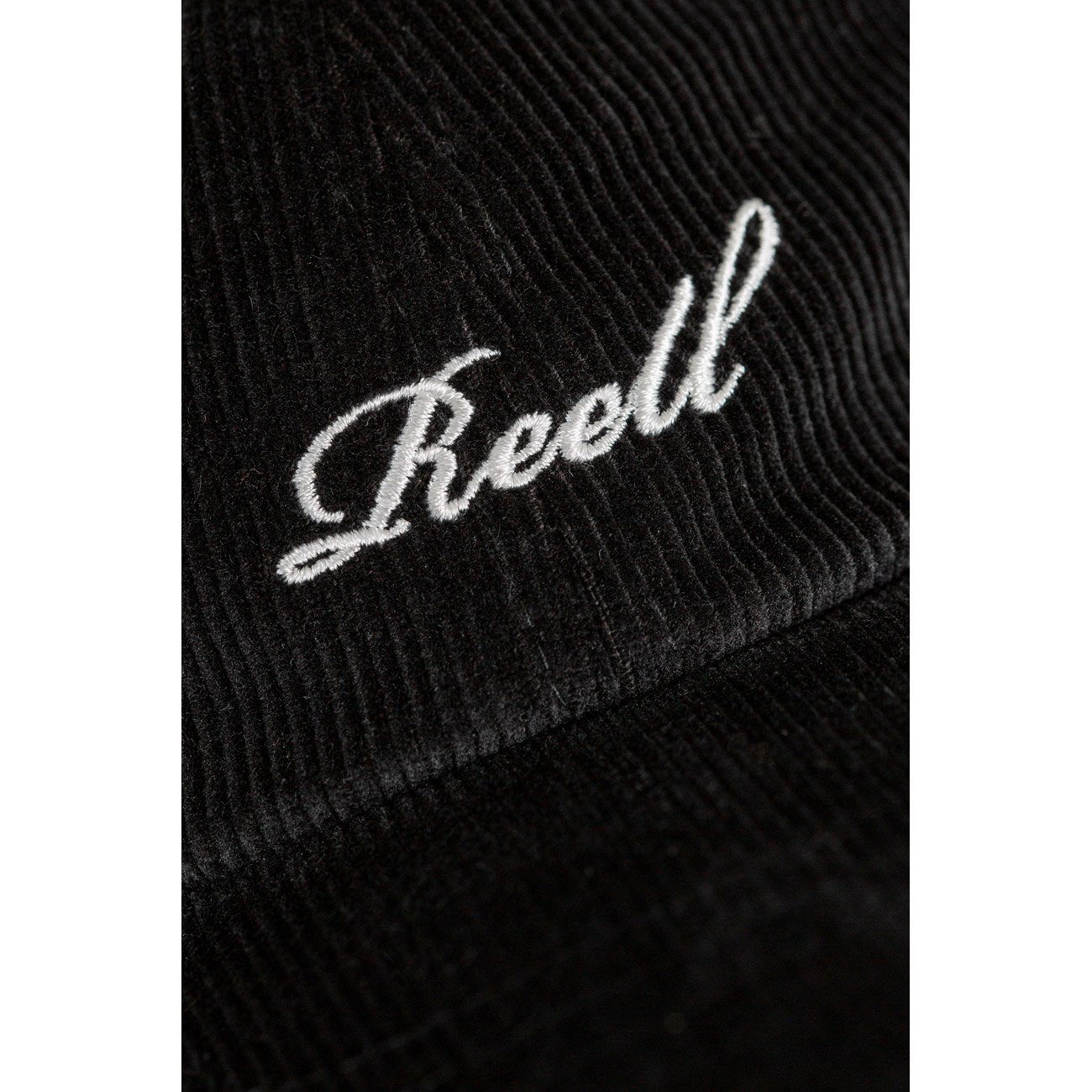 120 REELL Cap cord Baseball Cap Single Script black