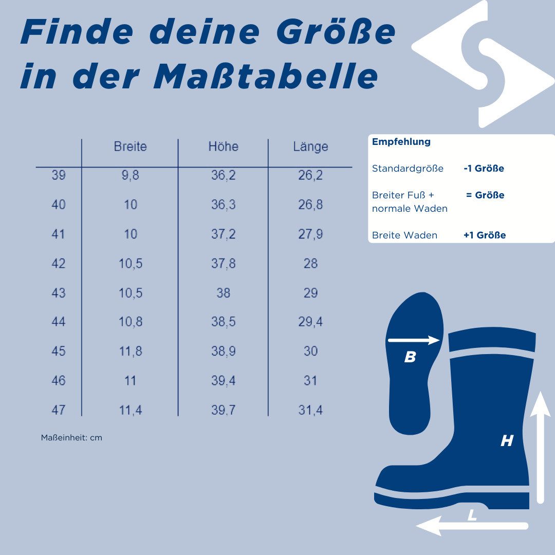 SCHEIBLER WORKWEAR Nitril Regenstiefel Hoch Gummistiefel Wasserdicht, winddicht – Bild 5 von 5