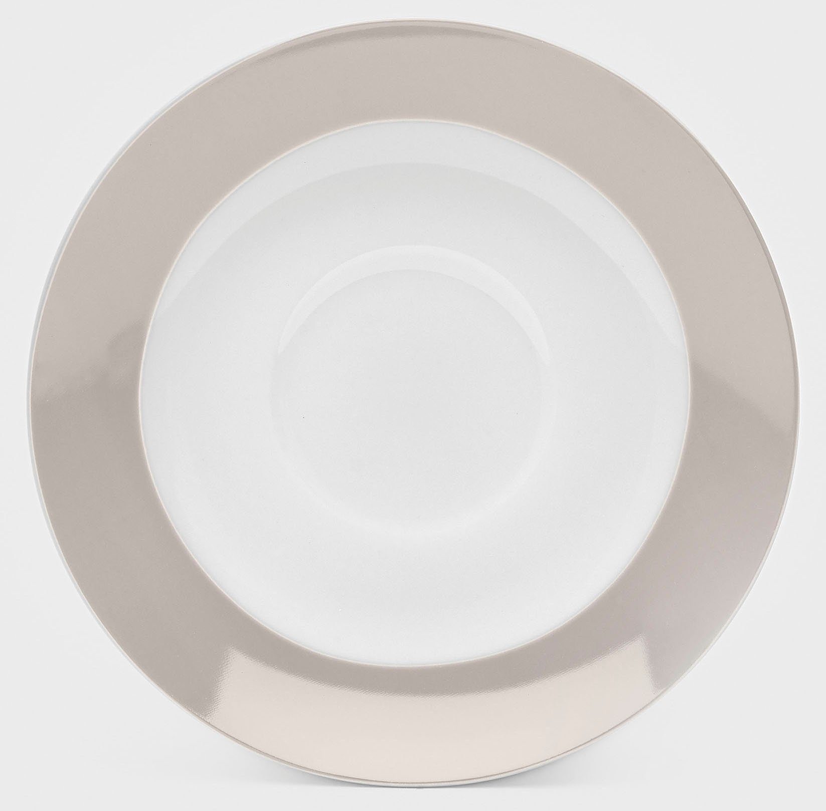 van Well Untertasse Vario, (6 St), Porzellan, spülmaschinen- und mikrowellengeeignet, Ø 14,5 cm