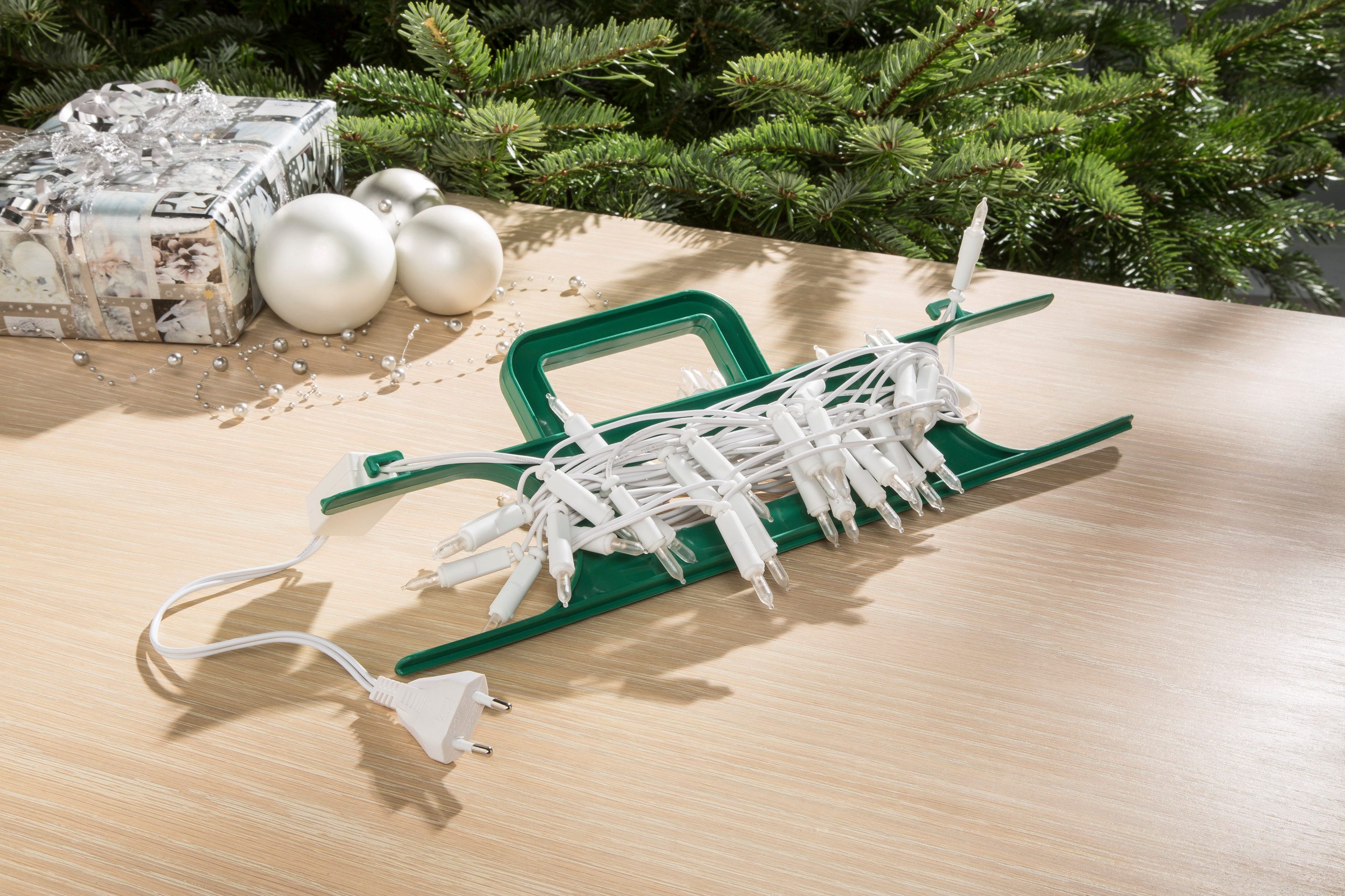 Ruco Küchenorganizer-Set, (Set, 3-tlg), Aufroller für Lichterketten, Kunststoff