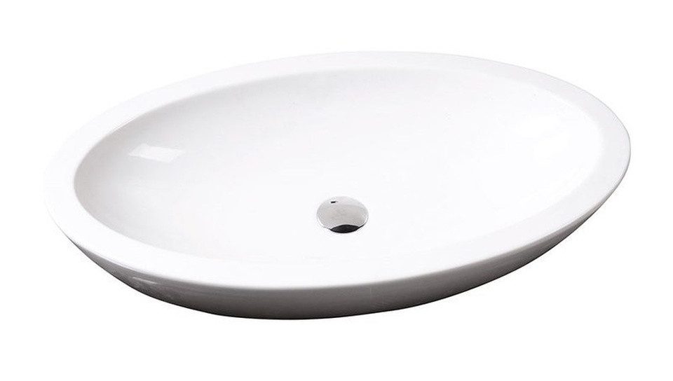 Isvea Waschtisch SISTEMA Keramik-Waschtisch 75x42cm, weiß, Isvea-10AR65075