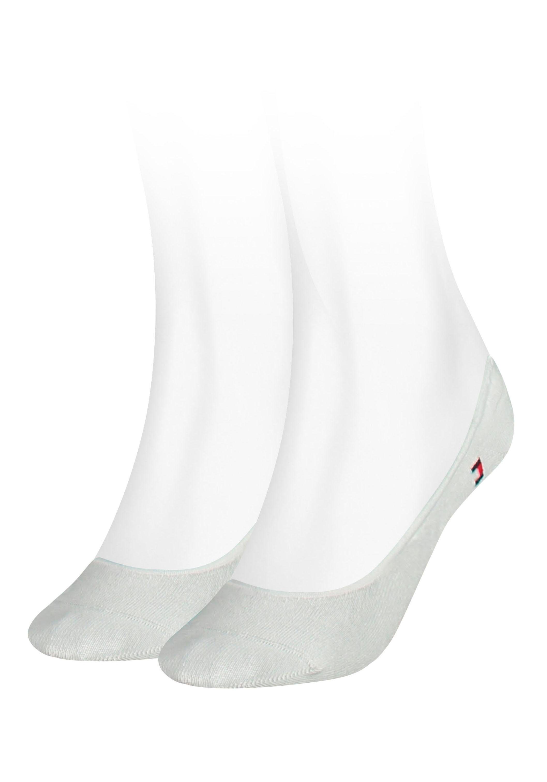 Tommy Hilfiger Füßlinge TH WOMEN FOOTIE INVISIBLE 2P (2-Paar, 2 Paar) mit flacher Zehennaht