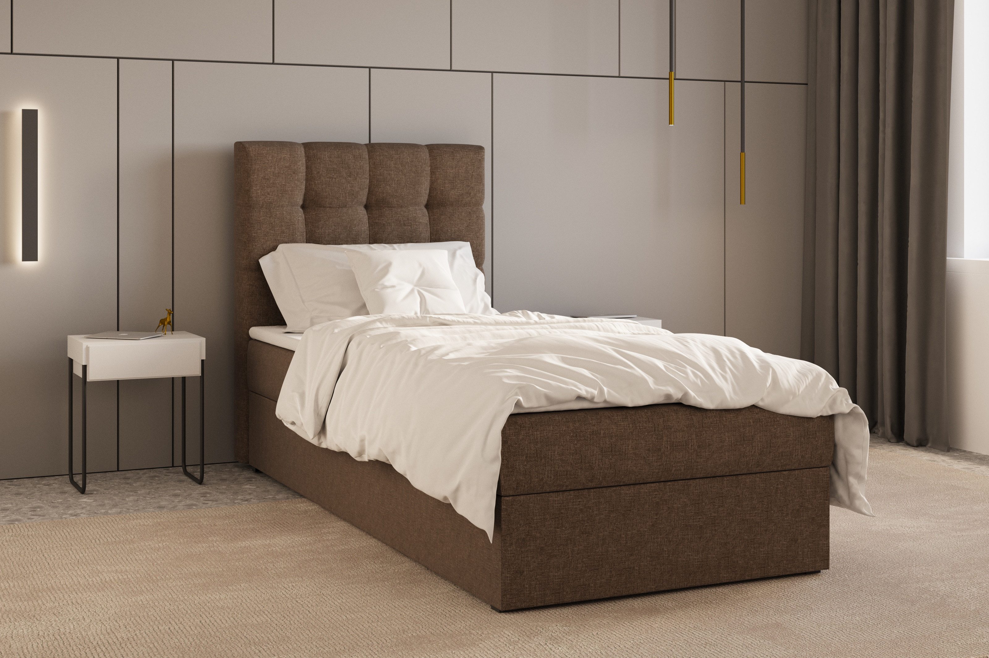 MOEBLO Boxspringbett Bett 05 (Polsterbett Kontinentalbett, günstig online kaufen