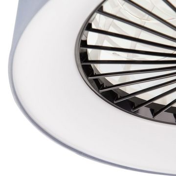 bmf-versand Deckenventilator Nino Leuchten Deckenventilator LED-Licht Fernbedienung 47 cm dimmbar