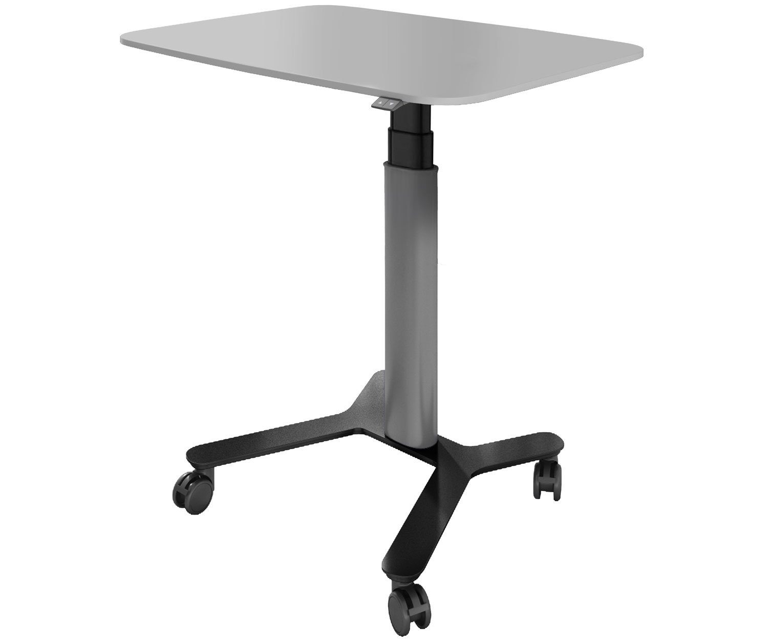 Tischplatte: höhenverstellbar 60 Schreibtisch / Steh-Sitz-Pult-Schreibtisch Schwarz-Grau 90 Germany, ESMART Hellgrau EAX-131 ESMART Rahmen: ESMART Elektrisch x