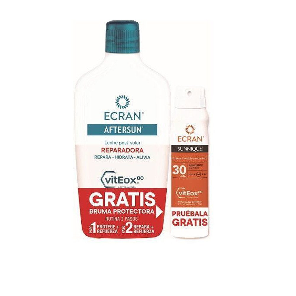 After Sun-Lotion ECRAN 2er SET PROMOTION - After Sun Milk + Sonnenschutzspray LSF 30