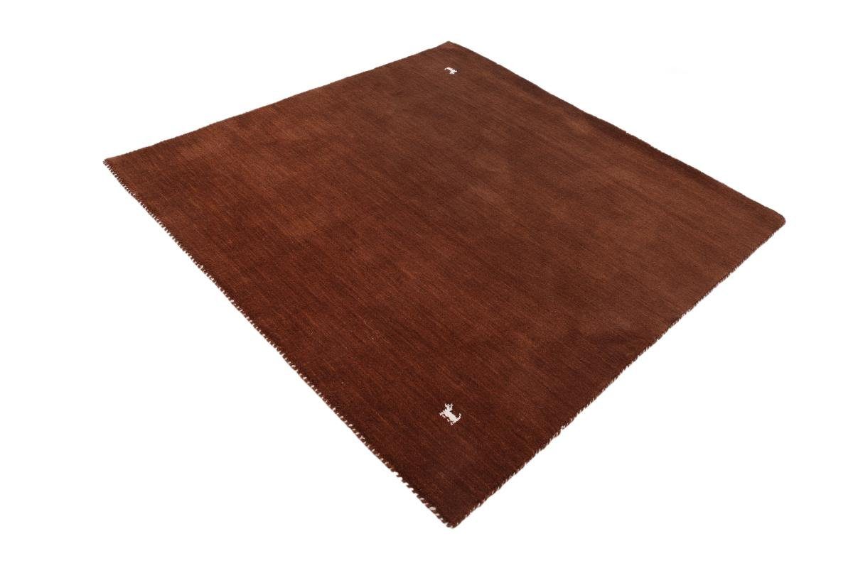 Quadratisch, Trading, 149x161 rechteckig, Gabbeh Brown Höhe: 12 Loom mm Orientteppich Moderner Nain Orientteppich