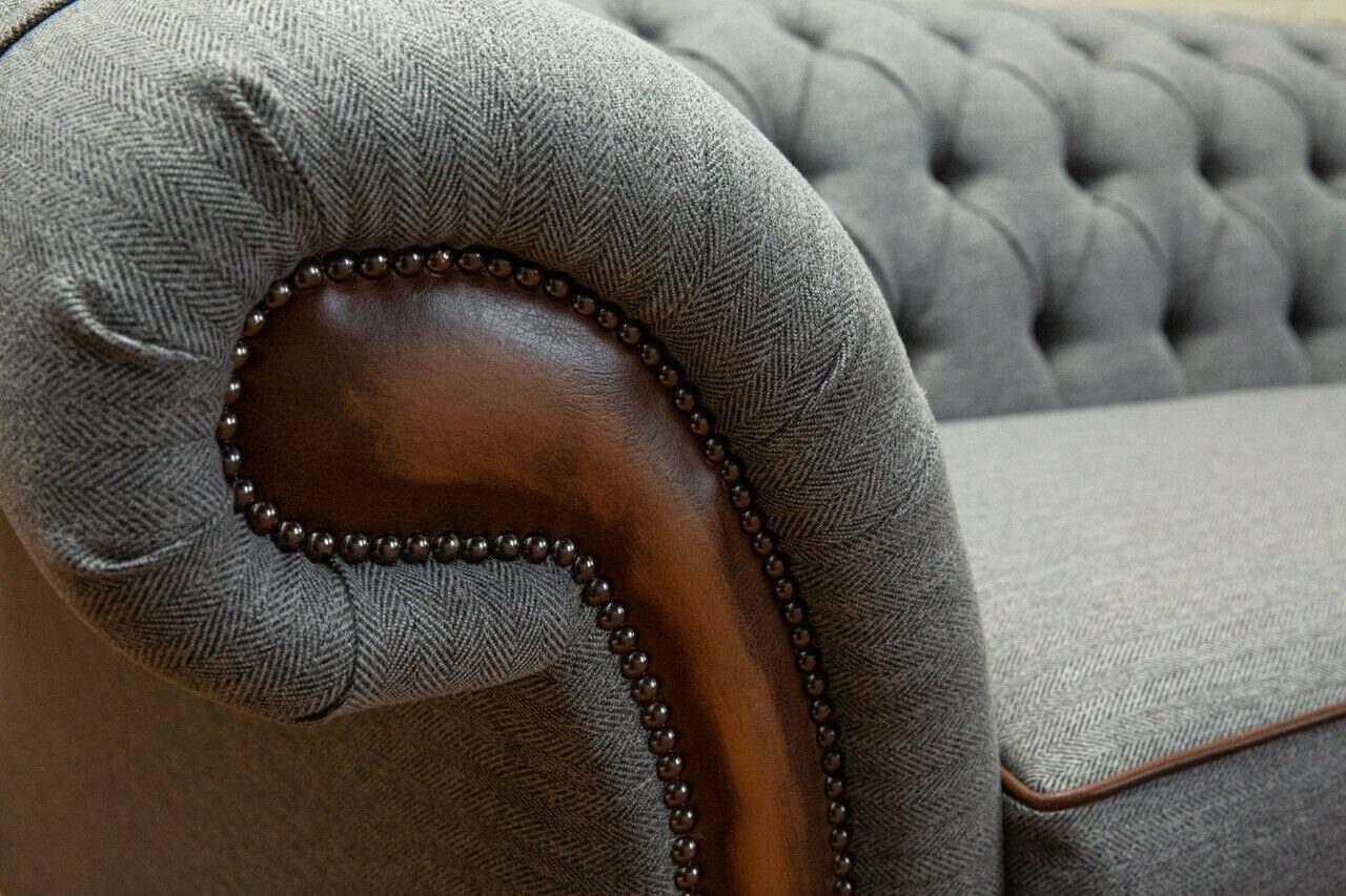 JVmoebel Chesterfield-Sofa, Chesterfield 265 Couch Sitzer Design 4 Sofa Sofa cm