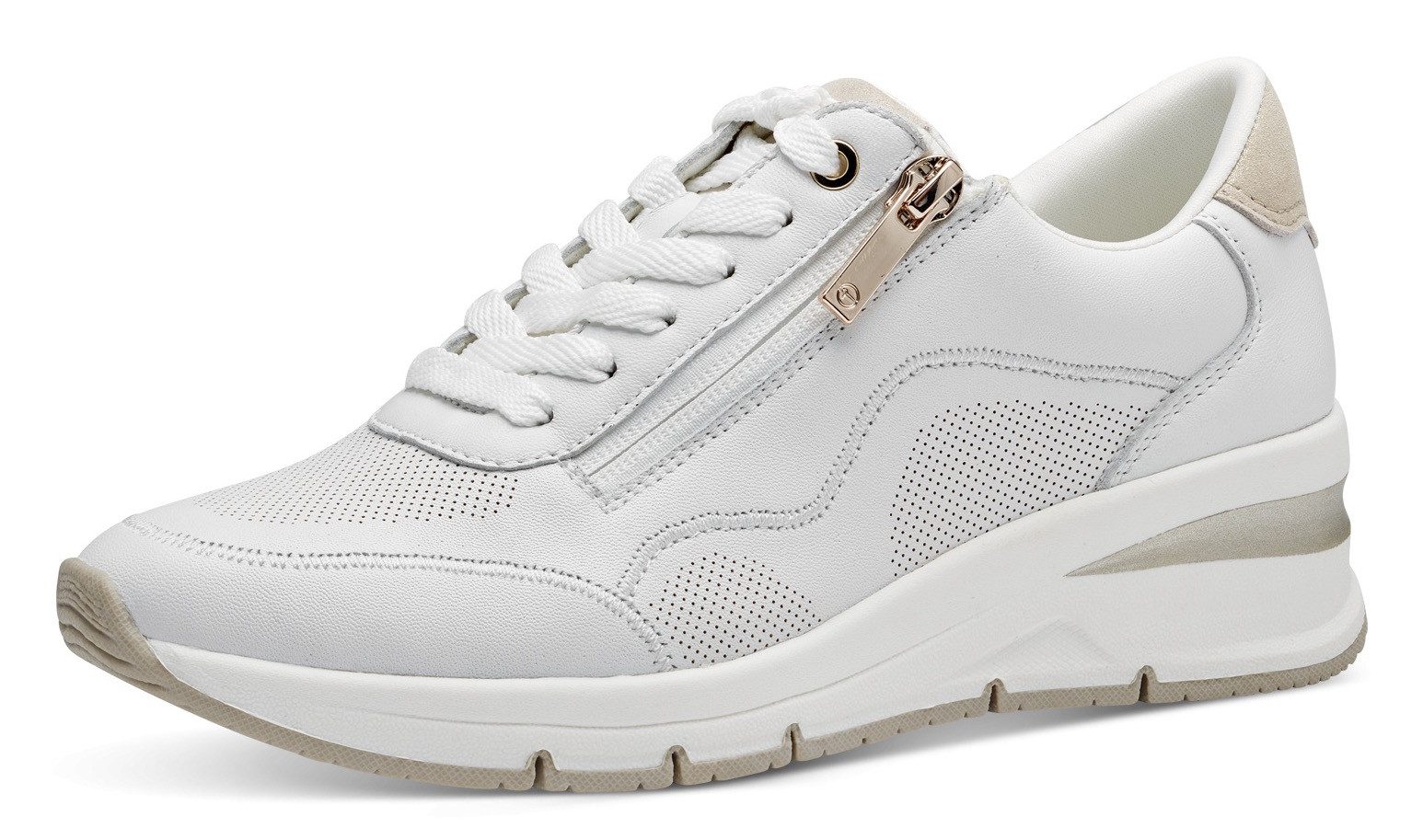 Tamaris Keilsneaker, Freizeitschuh, Halbschuh, Schnürschuh mit Außenreißver günstig online kaufen