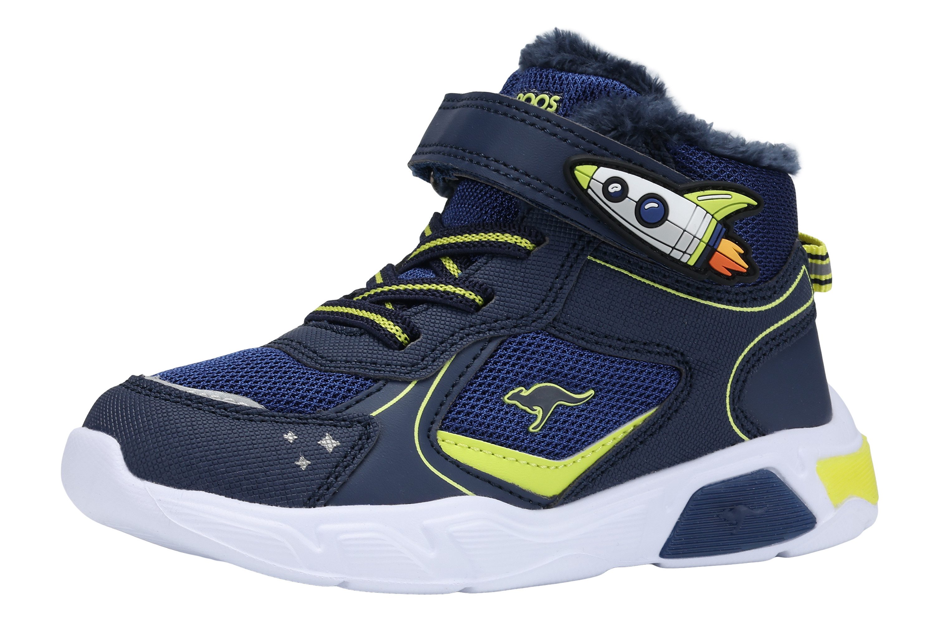 KangaROOS K-SLB SEKI MID EV Sneaker (für Kinder) Blinkschuh mit Warmfutter