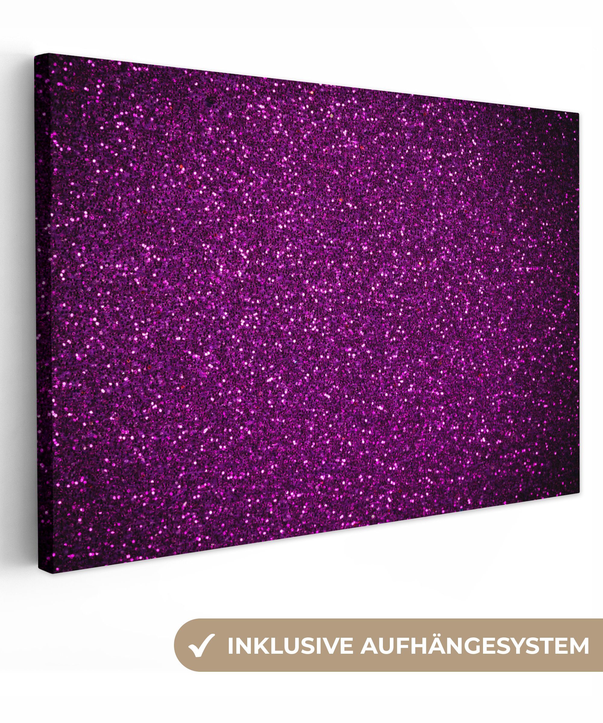 OneMillionCanvasses® Leinwandbild Lila - Rosa - günstig online kaufen