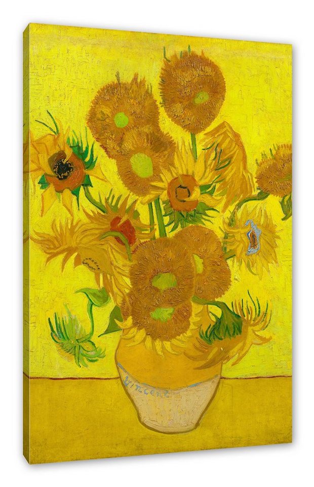 Pixxprint Leinwandbild Vincent Van Gogh - Sonnenblumen II, Vincent Van Gogh  - Sonnenblumen II (1 St), Leinwandbild fertig bespannt, inkl.  Zackenaufhänger