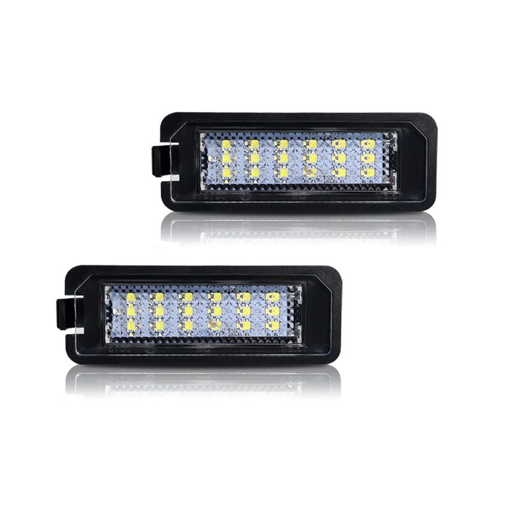 Hikity LED Laterne LED-Kennzeichenleuchte für Volkswagen Polo 9N 9N3 GOLF Passat, Volkswagen VW Golf 4 5 6 mk4 MK6 MK7 GTi CC Rabbit Eos Beetle