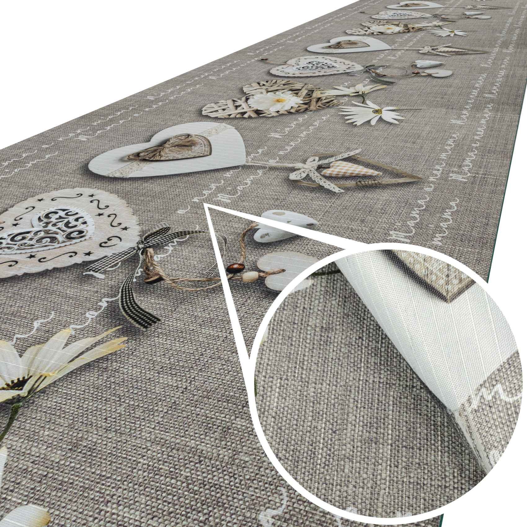 Teppichläufer Flurläufer Textil, mm, Textil GreenLine 3 Rechteckig, ANRO, Läufer Höhe: Küchenläufer