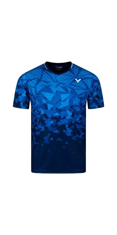 T-Shirt T-53100 B (100% Polyester) blau/navyblau Jungen
