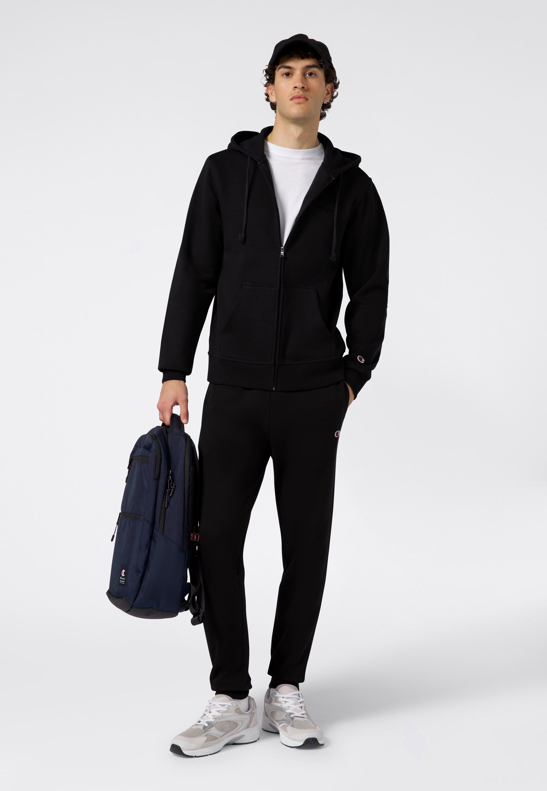 Champion Kapuzensweatjacke aus Baumwolle und Polyester, erhältlich in den Größen S bis XXL