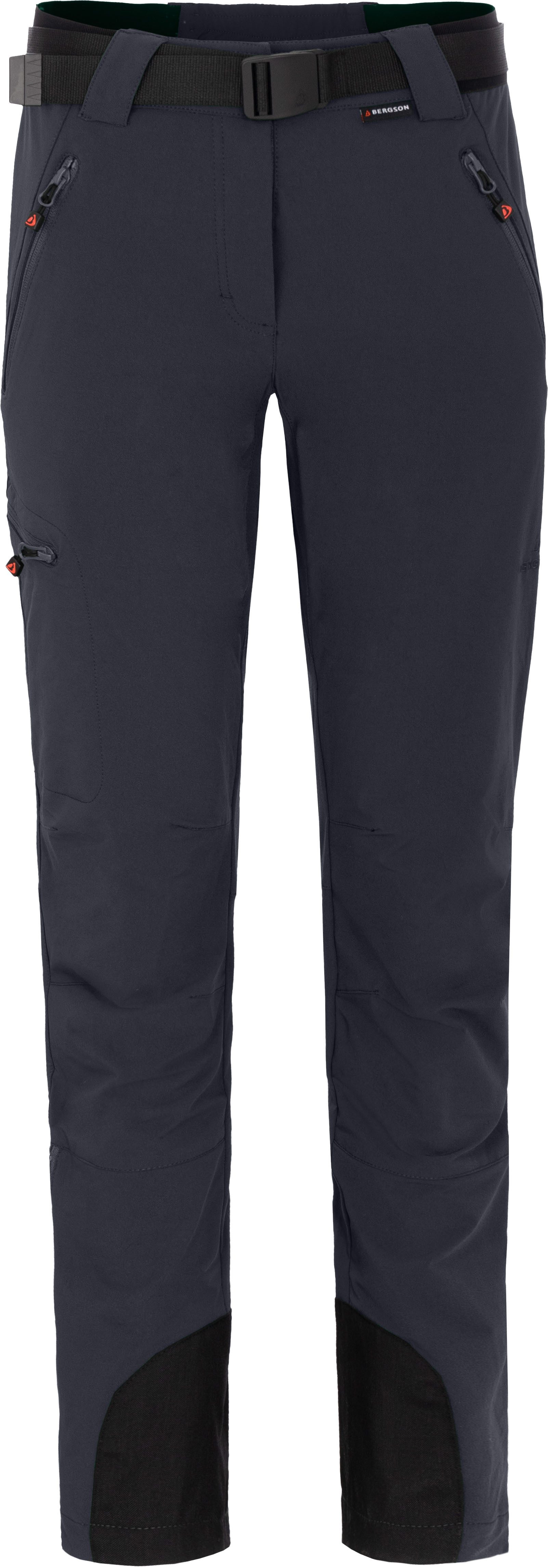 Bergson Outdoorhose TUULIKKI Damen Wanderhose, robust, bielastisch, Kurzgrößen, Nacht blau