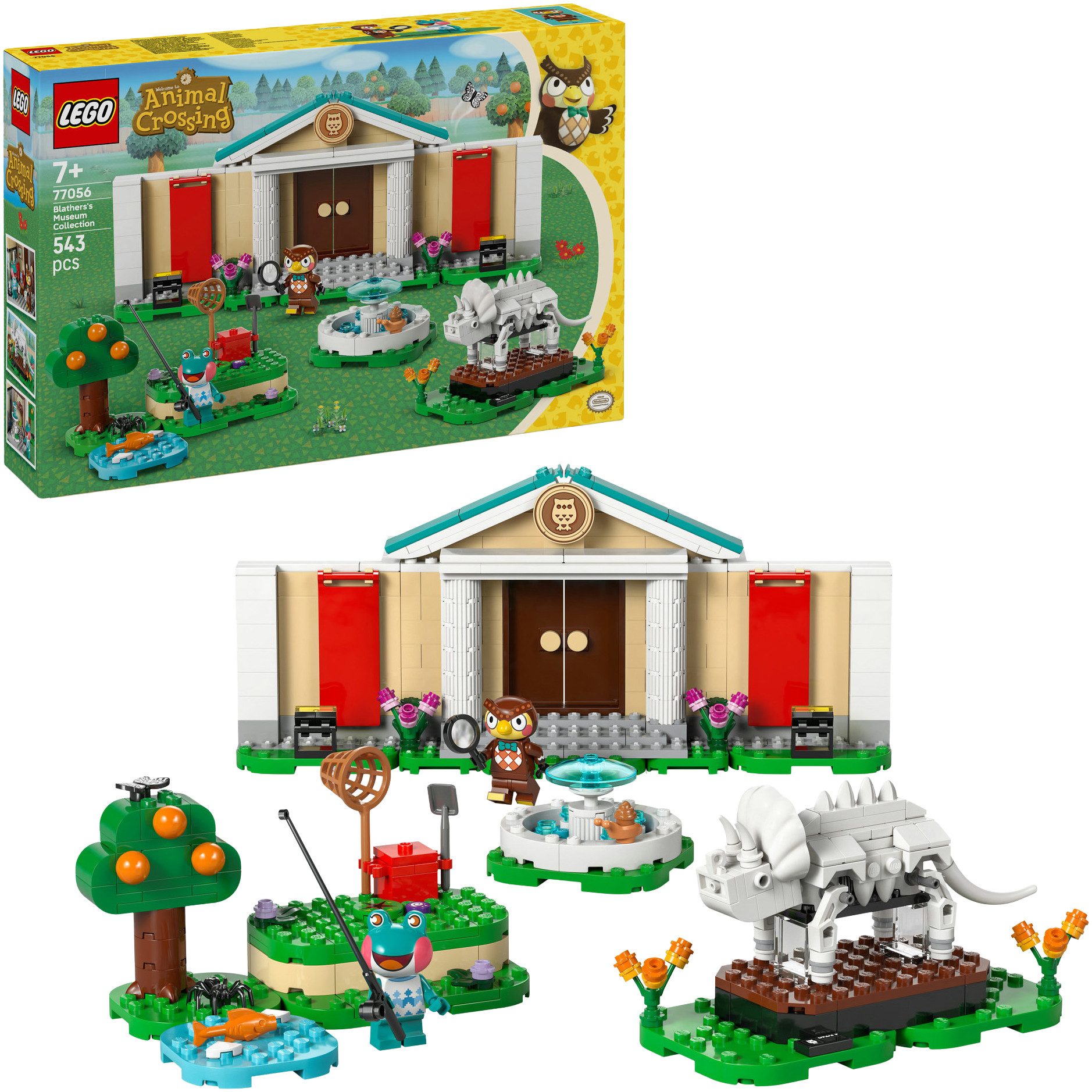 LEGO® Eugens Museumssammlung (77056), LEGO Animal Crossing Konstruktionsspielsteine, (543 St), Made in Europe