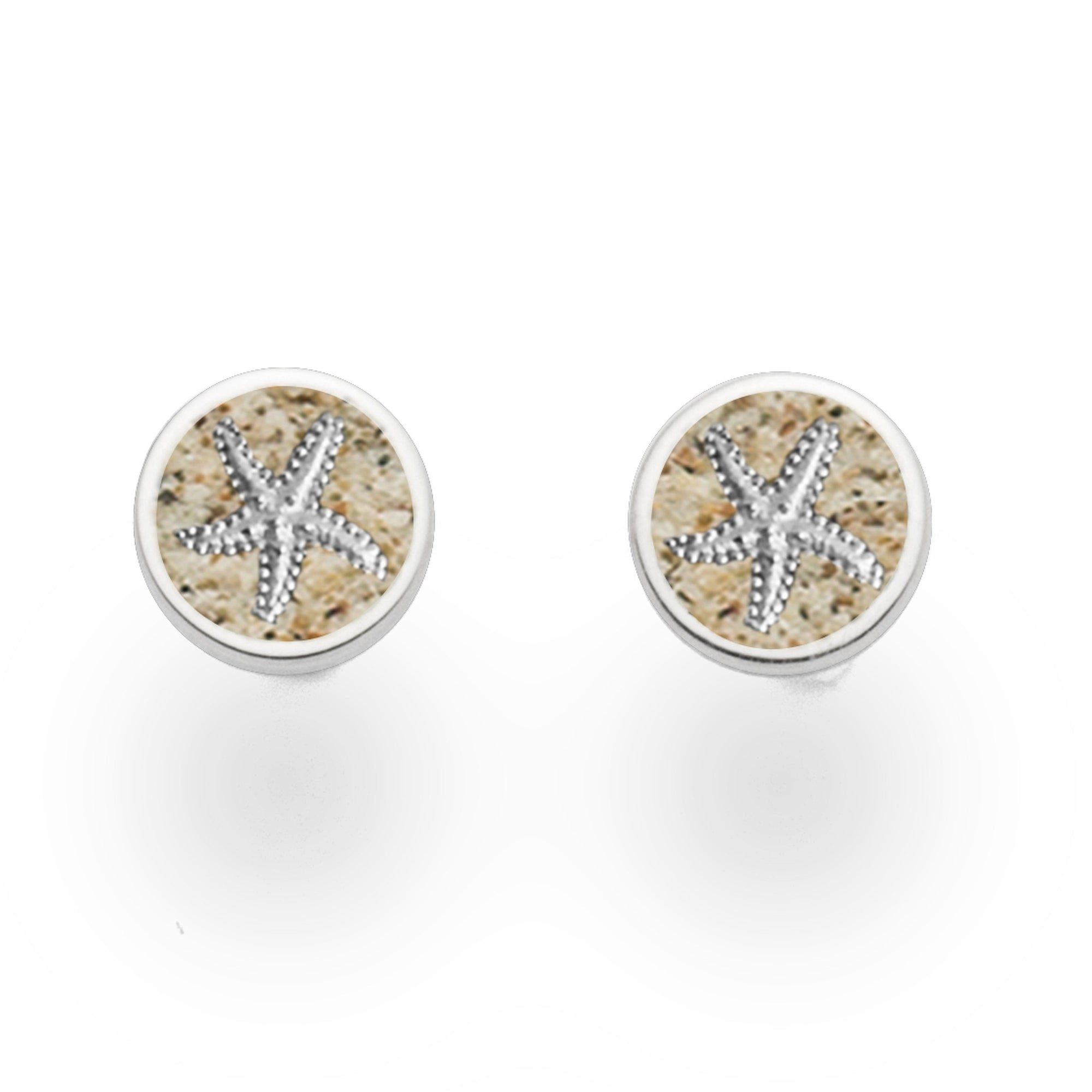 DUR Ohrring-Set DUR Schmuck: Ohrringe, Ohrstecker "Seestern 2.0" mit Strandsand O5190