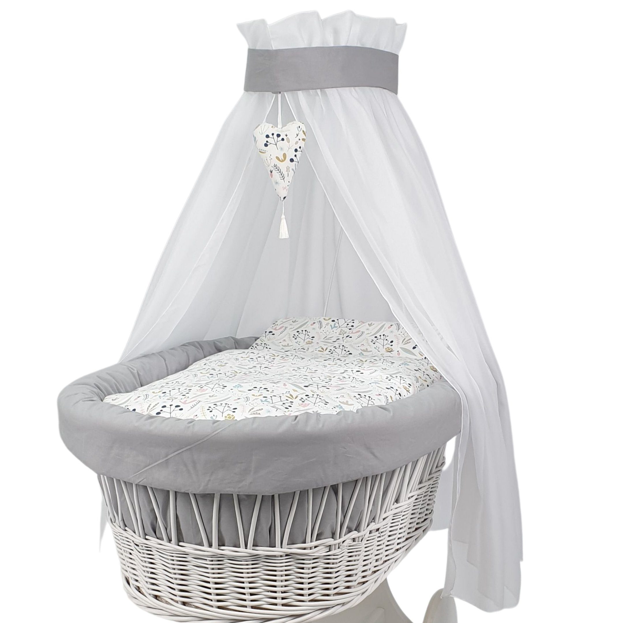 Babymajawelt Bett-Set Ersatz Bett Set für Stubenwagen ! NUR Stoff Ausstattung! Ver. Designs, Bezug: Baumwolle, Made in EU, Stubenwagen Textile Ausstattung