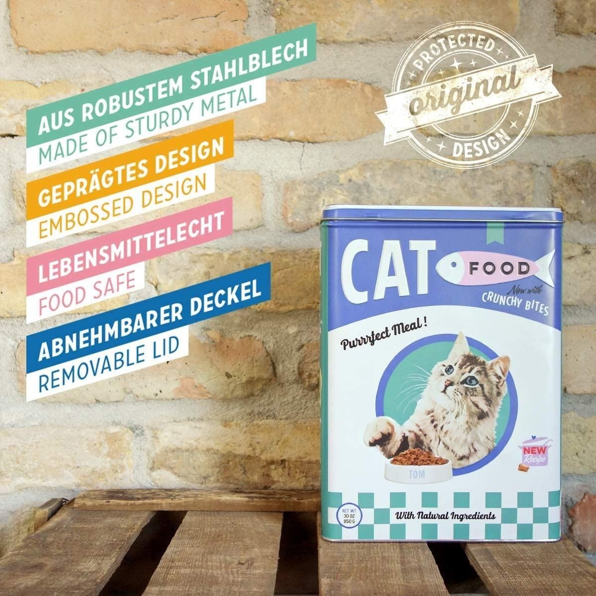 Food Metall Vorrats-, Vorratsdose Nostalgic-Art - Cat Blech-, Kaffee-, Frischhaltedose