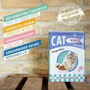 Nostalgic-Art Vorratsdose Metall Vorrats-, Blech-, Kaffee-, Frischhaltedose - Cat Food