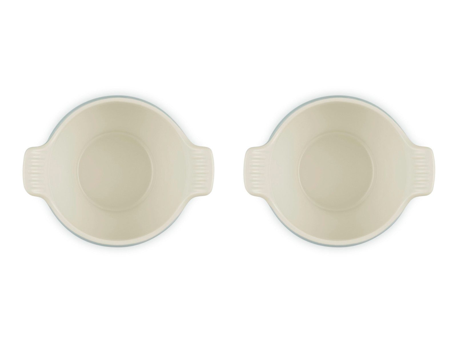 LE CREUSET Schüssel Suppenterrine Tradition sea salt 0,6l 2er Set, Steinzeug, (Terrinen)