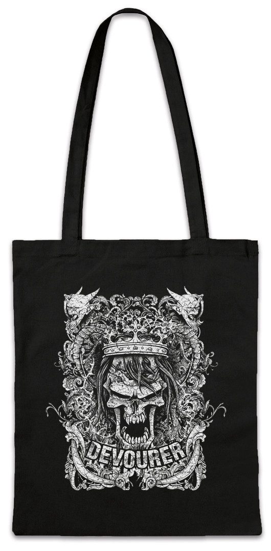 Beuteltasche Devourer Stofftasche Death Reaper Sensenmann Faucheuse Skeleton