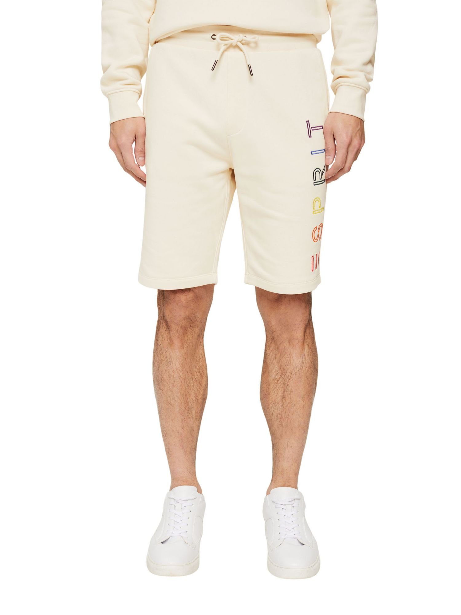 aus Sweat-Shorts Shorts Esprit BEIGE CREAM Baumwoll-Mix (1-tlg)