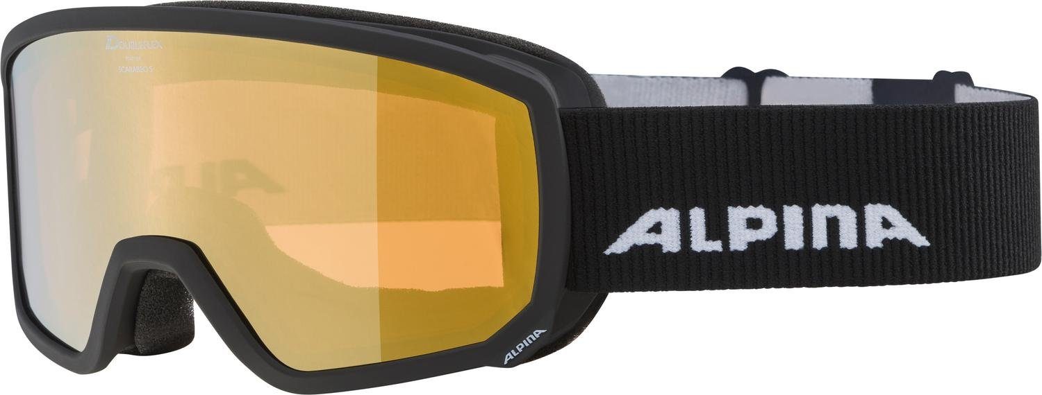 Alpina Sports Skibrille SCARABEO S Q-LITE black matt