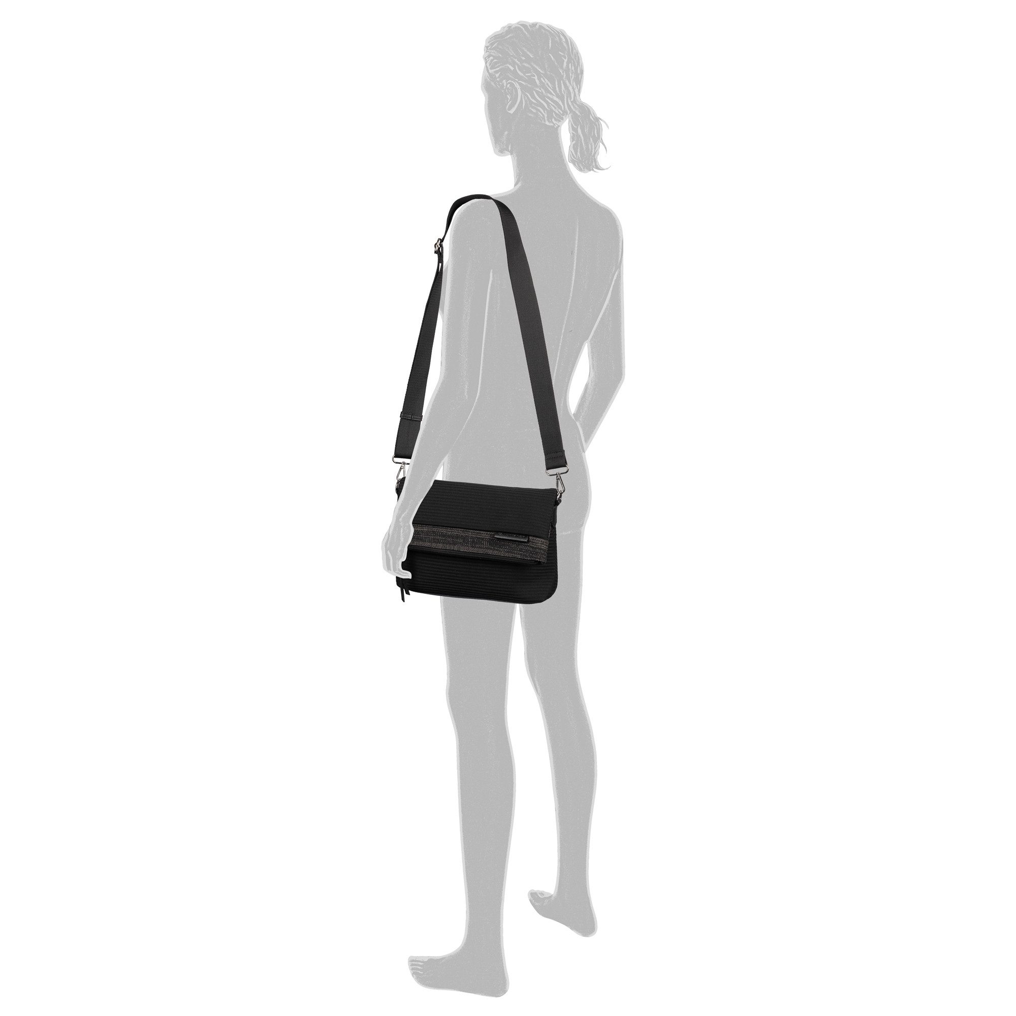 TOM TAILOR Umhängetasche Vesna, Damen Schultertasche aus sportivem Funktionsstrick in casual Shapes
