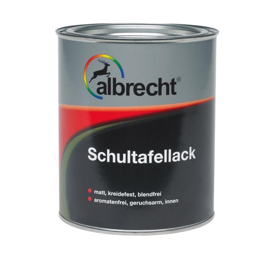 Albrecht Lack Albrecht schwarz 750 ml matt Schultafellack