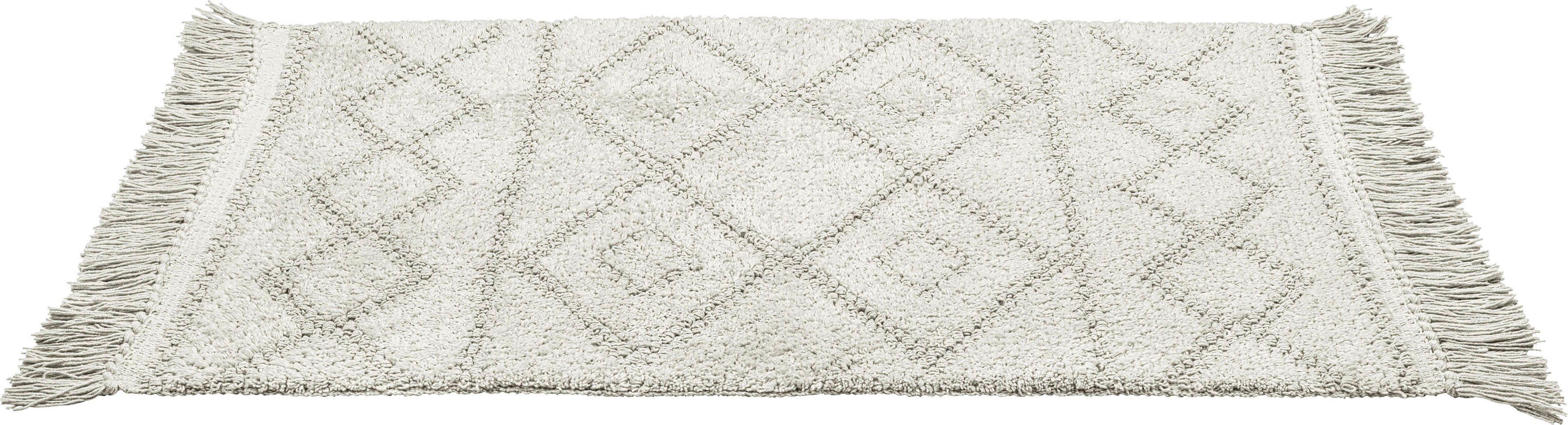 WENKO Badematte Urla, Höhe 10 mm, rechteckig, BxL: 60 x 90 cm
