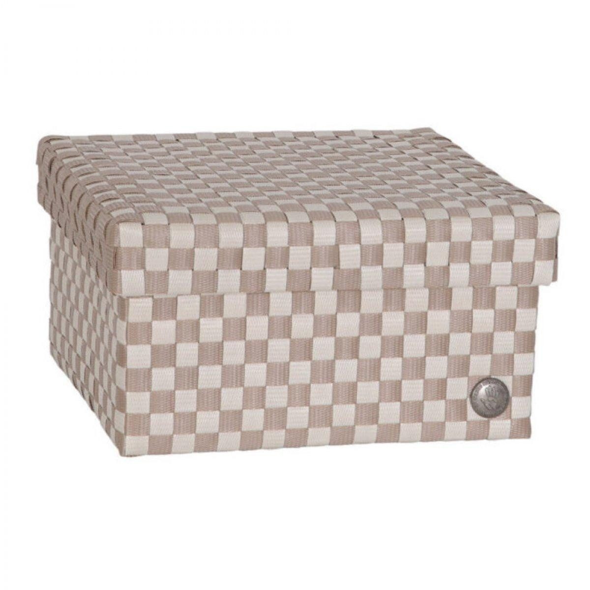 Handed By Badorganizer Handed By Сховищаskorb Mit Deckel Cube Caffe Latte Mit Champagne