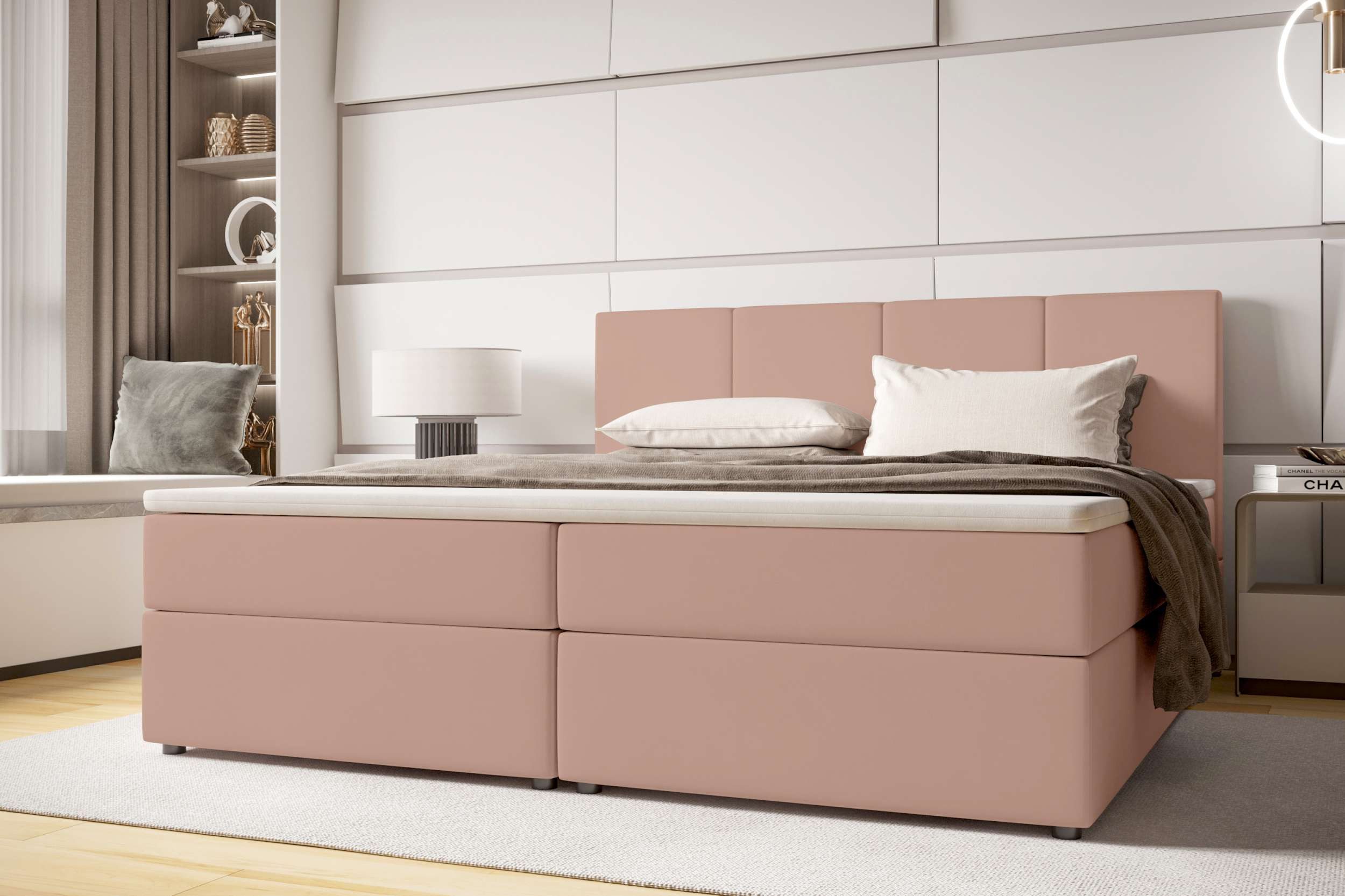 99rooms Boxspringbett Alvaro (Schlafzimmerbett, Bett), 140/160/180x200, mit günstig online kaufen