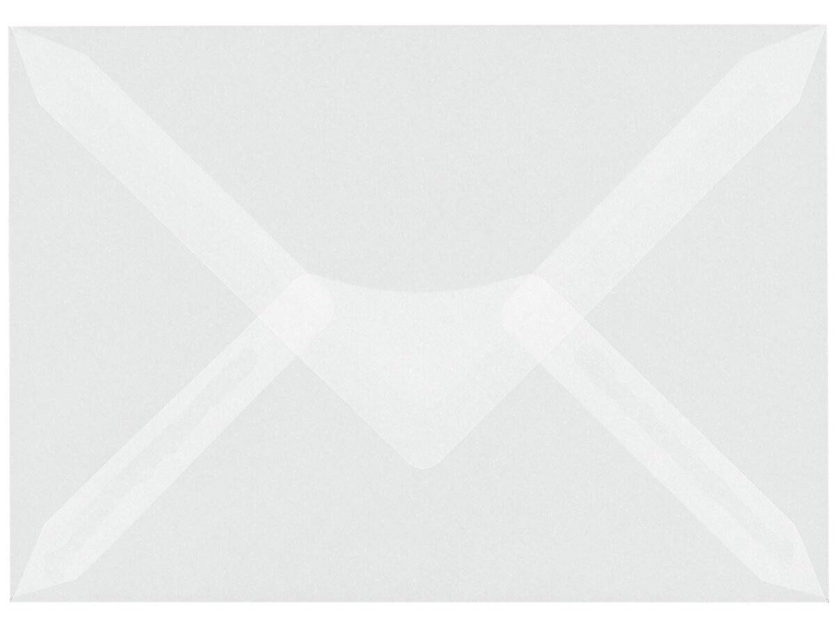 Sigel Briefumschlag Transparente Umschläge C6 25 Stück, Made in Germany