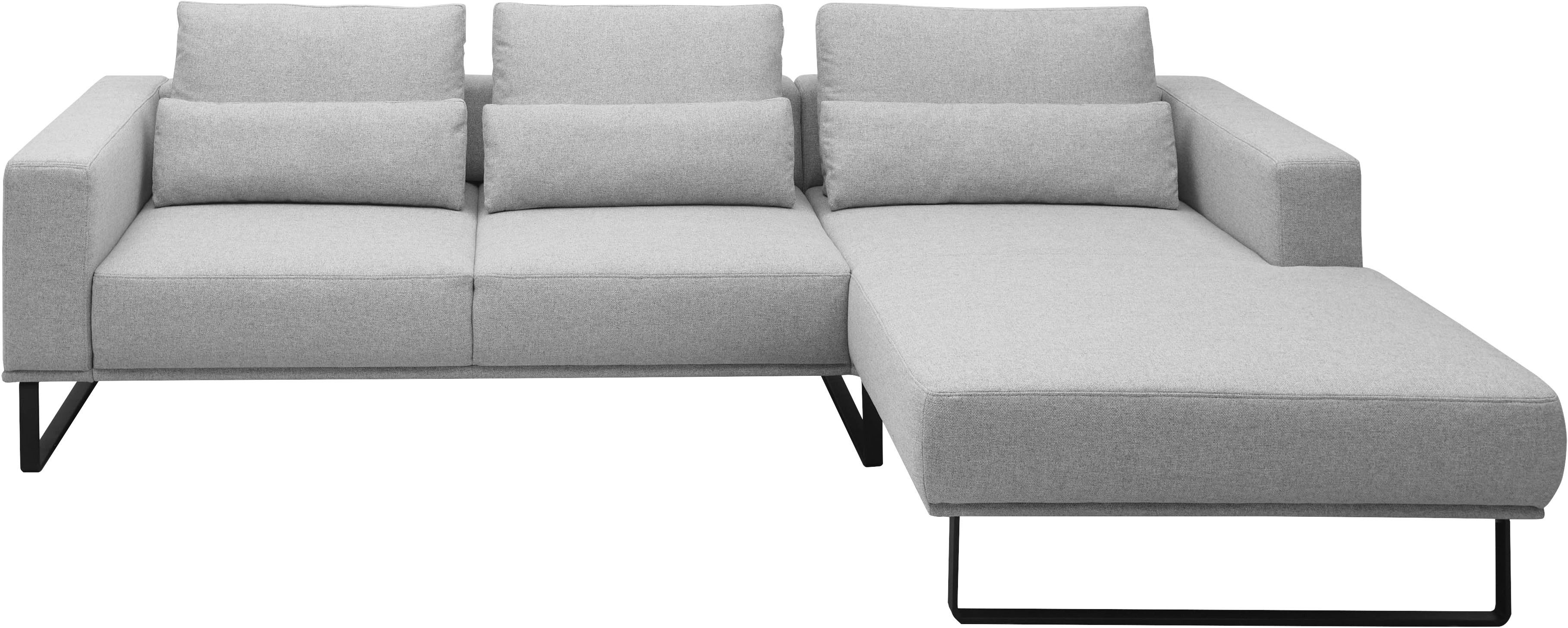 Musterring Ecksofa JustB! PM100, Modernes Design mit schwarzen Metallkufen und 292 cm Breite - 6 Farben