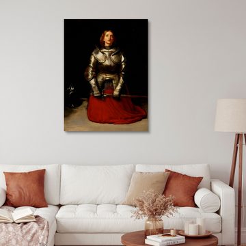 Posterlounge Holzbild Sir John Everett Millais, Jeanne d'Arc, Malerei