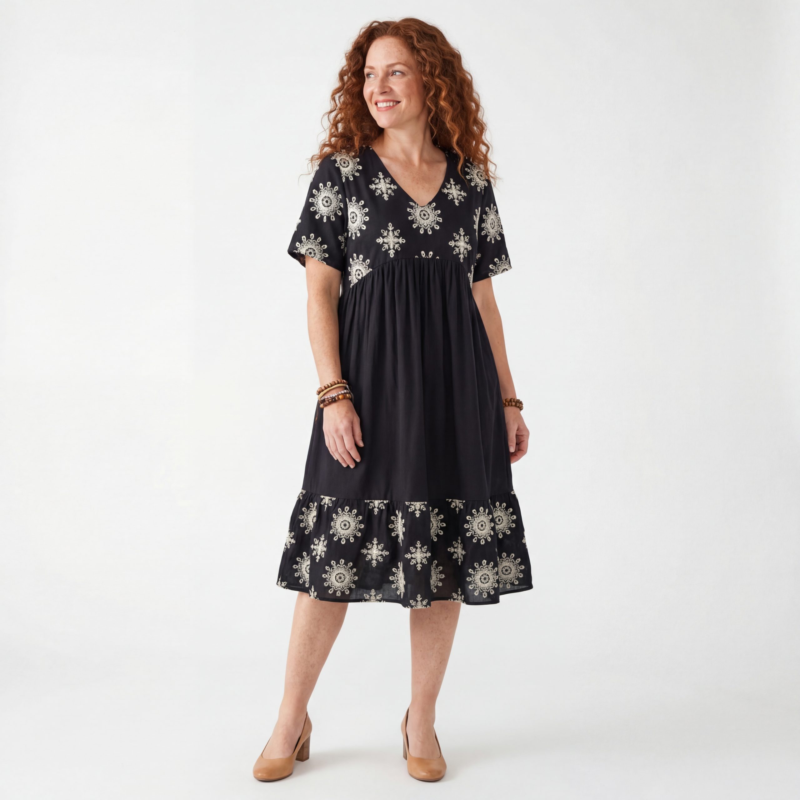 Sommerkleid Strandkleider Leichte Sommerkleider Damen Midi Kleider Boho Stil