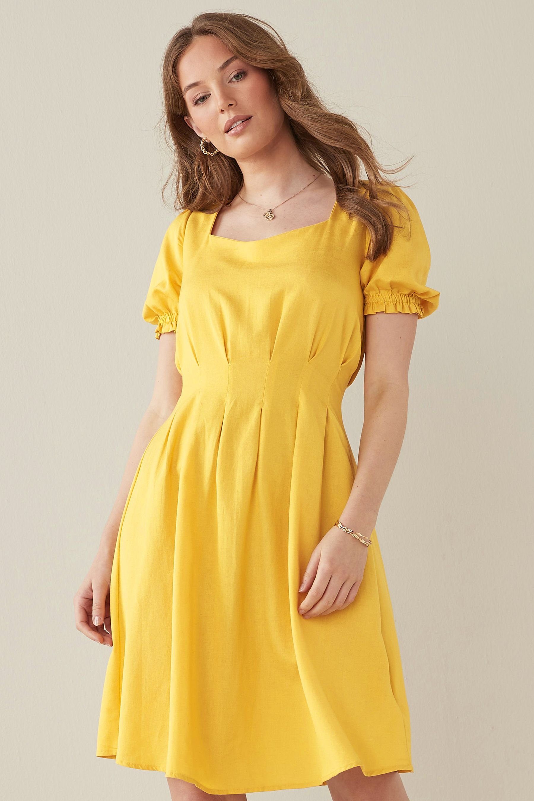 Next Blusenkleid Minikleid mit geraffter Taille günstig online kaufen