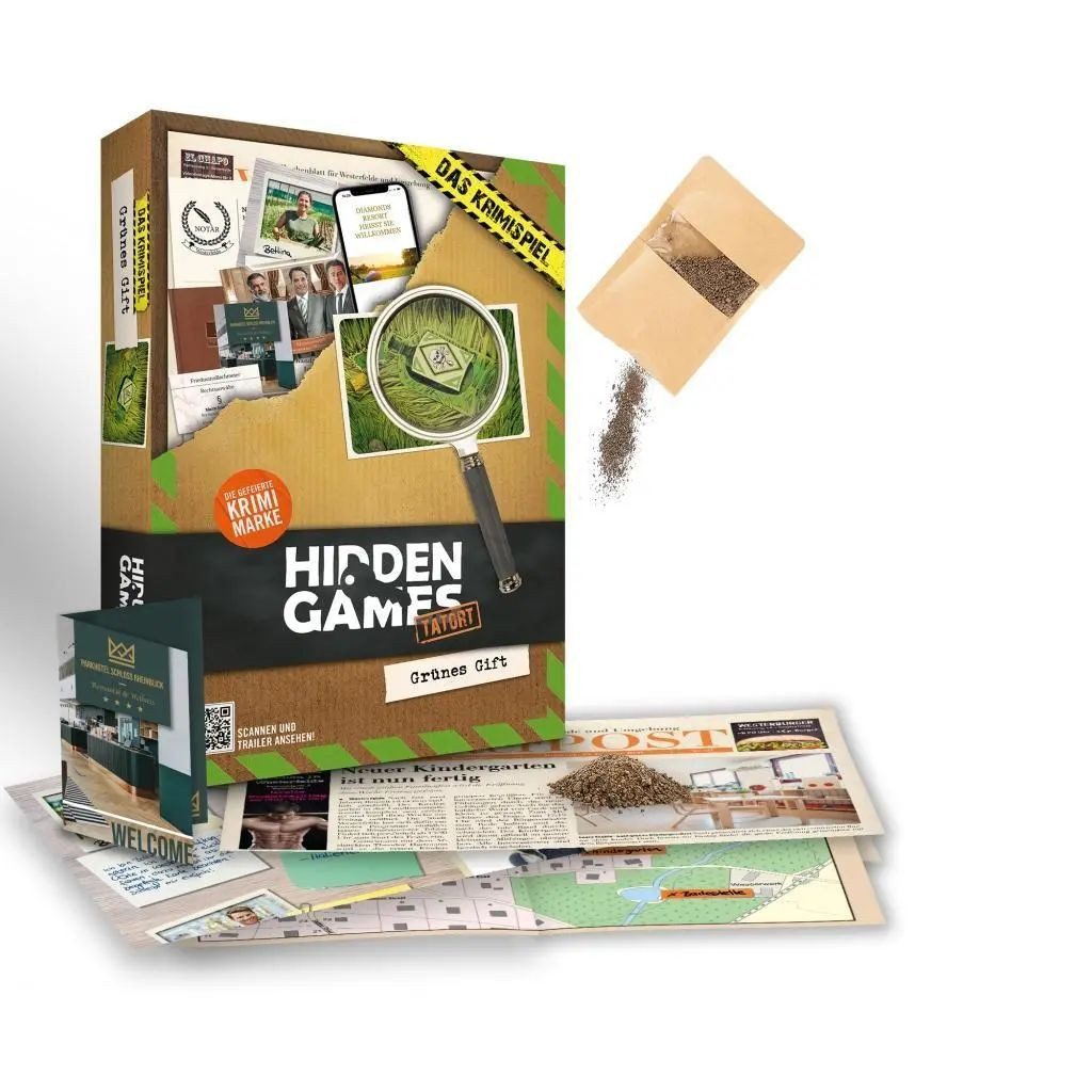 Pegasus Spiele Spiel Hidden Games Tatort: Grünes Gift 3.Fall