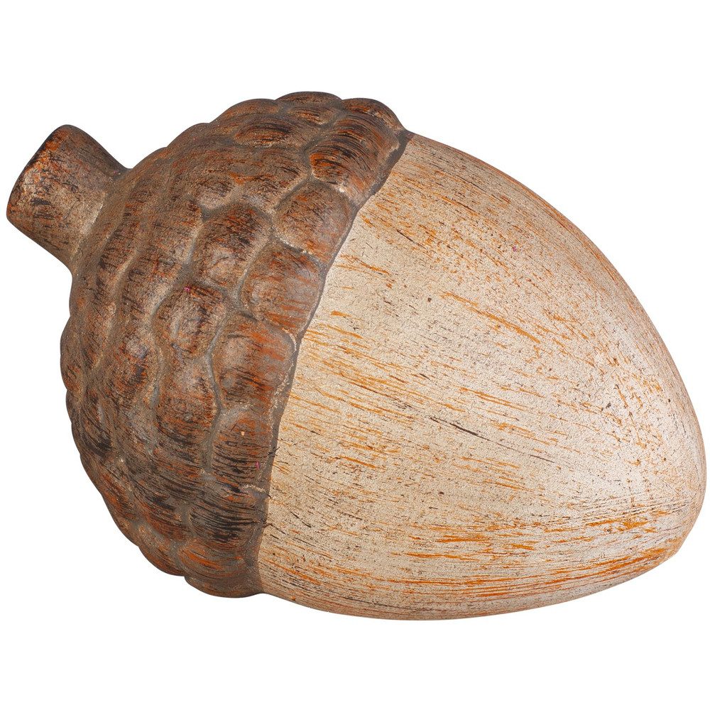Dekofigur Deko-Eichel - aus Terrakotta - 9 x 6 x 6 cm