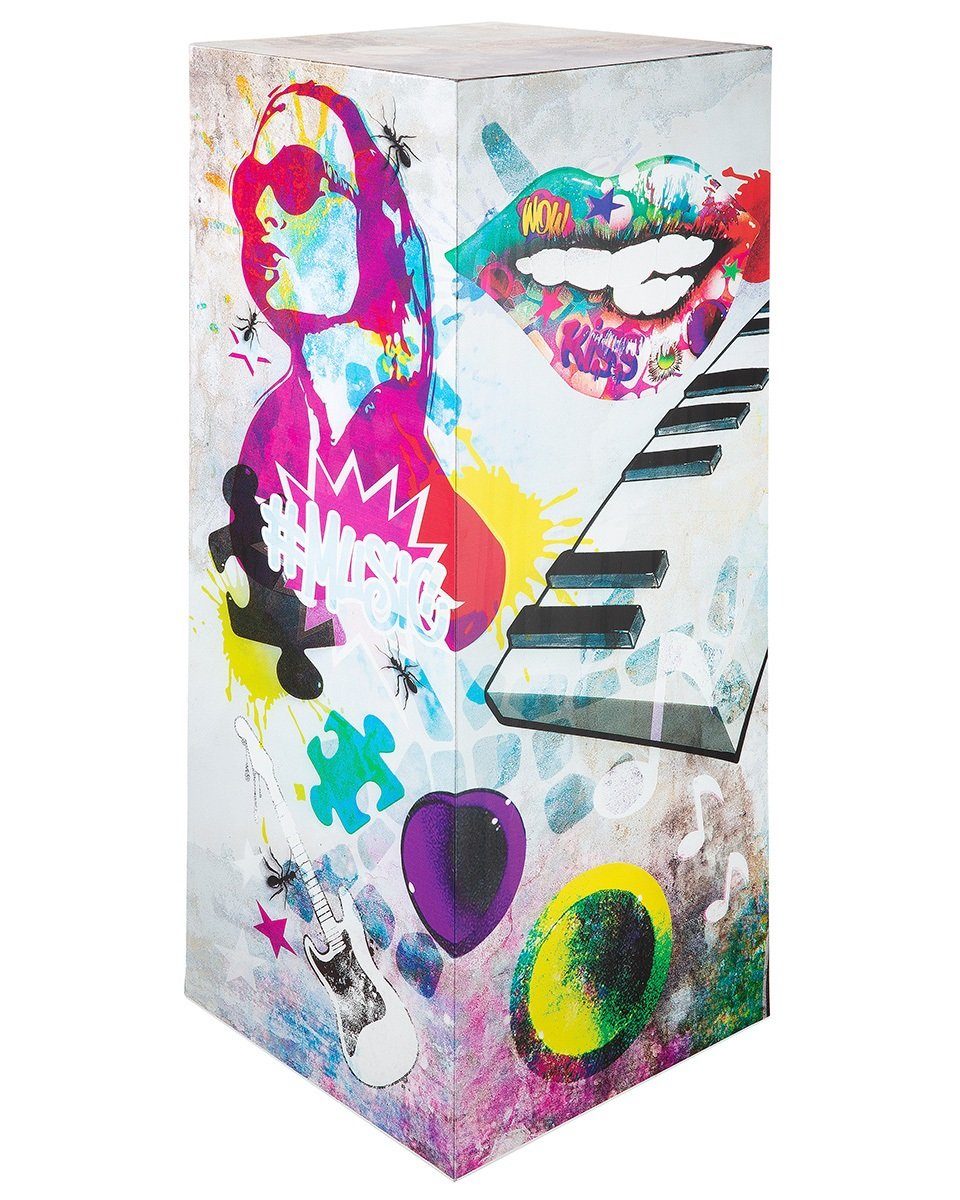 GILDE Dekosäule GILDE Säule Street Art - mehrfarbig - H. 100cm x B. 27cm (1 Stück)