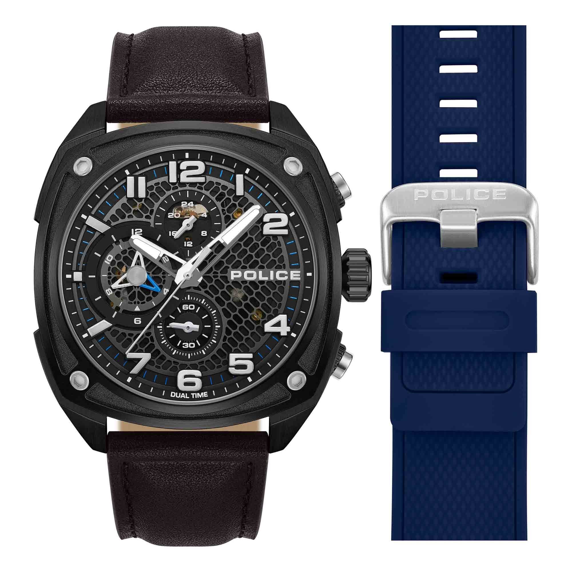 Police Quarzuhr Quarzuhr Herrenuhr 44 mm Quarz Herren