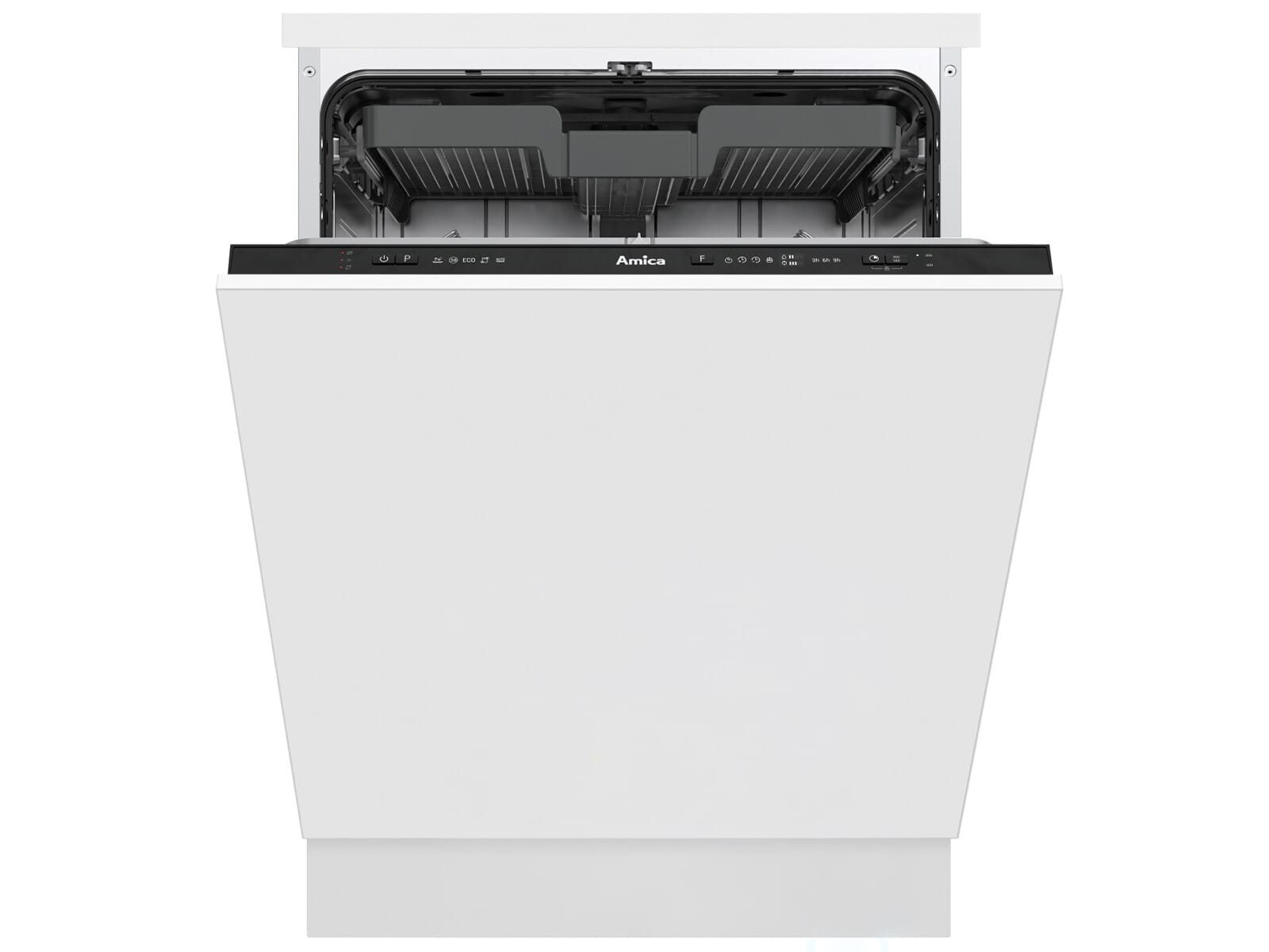 Amica vollintegrierbarer Geschirrspüler 1195102, 9.0 l, 14 Maßgedecke, OpenDry autom. Türöffnung