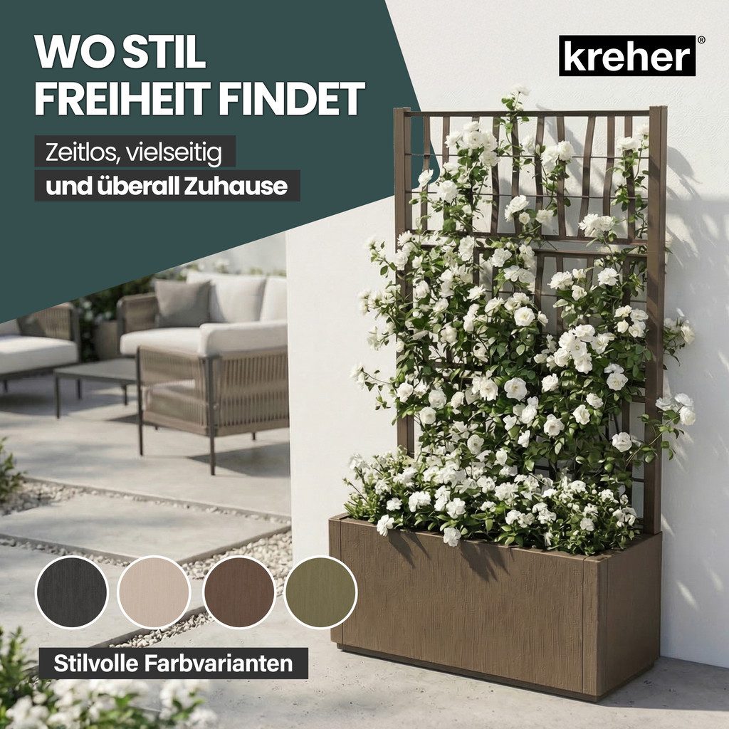 Kreher Spalier 'Ethica' in Struktur Optik (breite Version) in verschiedenen Farben