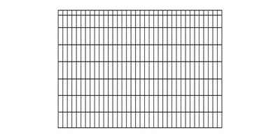 KRAUS Doppelstabmattenzaun Dino-Pro DS-60x40, (Set), anthrazit, 140 cm hoch, 15 Elemente für 30 m, 16 Pfosten