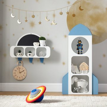 SoBuy Kinderregal KMB87, Bücherregal Kinderzimmer Regal Aufbewahrungsregal Kinderzimmer Möbel