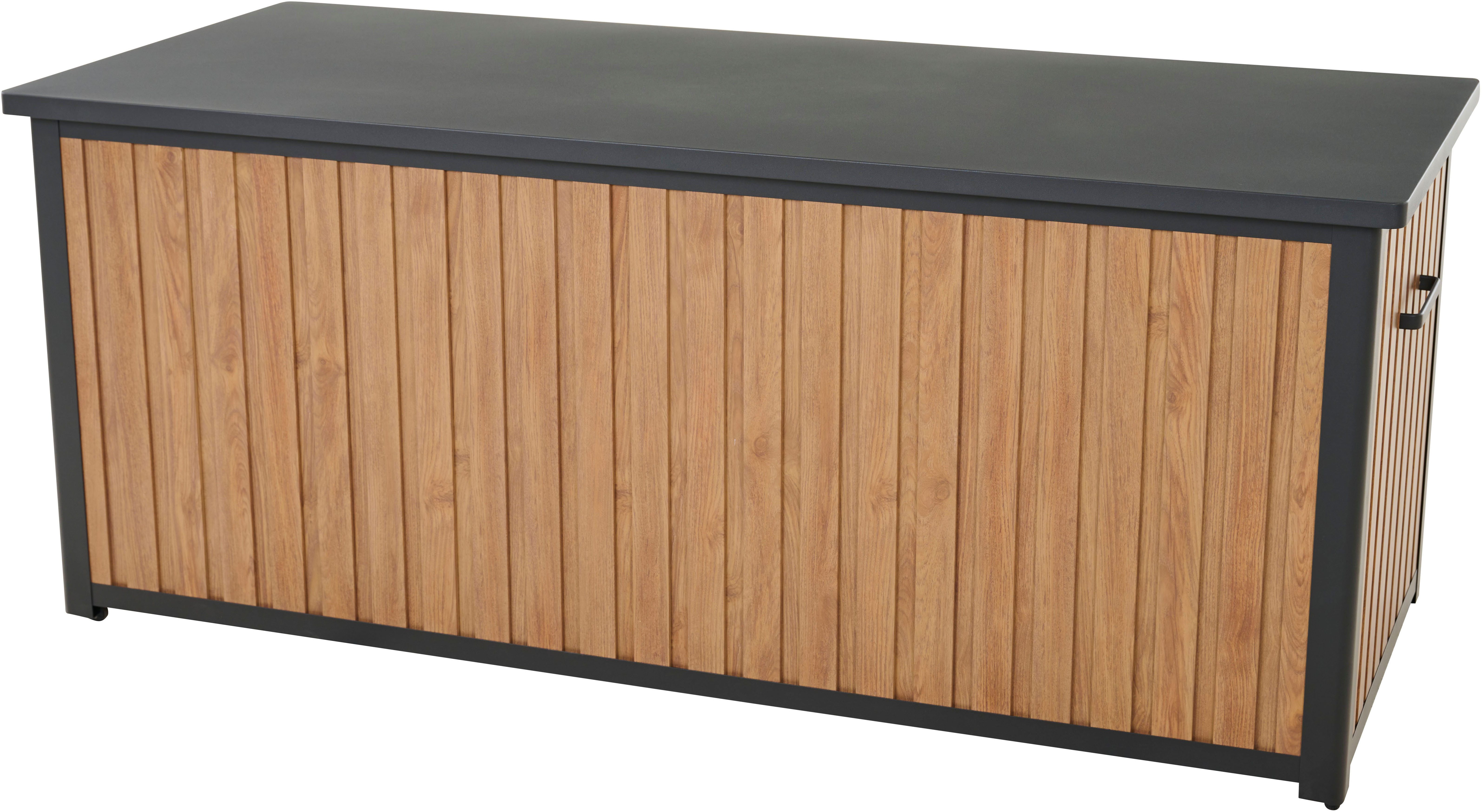 Siena Garden Kissenbox, Gestell aus Aluminium, 181x79x75cm woodlook